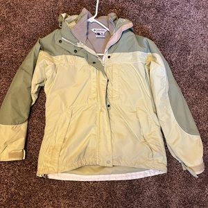 Columbia Womens Core Interchange Coat Green Medium